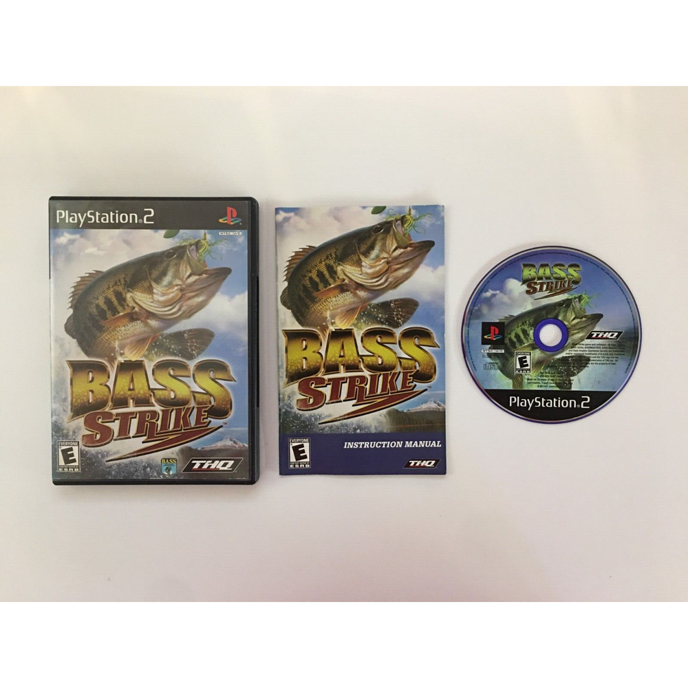 Bass Strike PS2 (Sony PlayStation 2, 2001) THQ - CIB Complete - US Seller